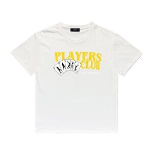 AMIRI Players Club Bowling T-Shirt White